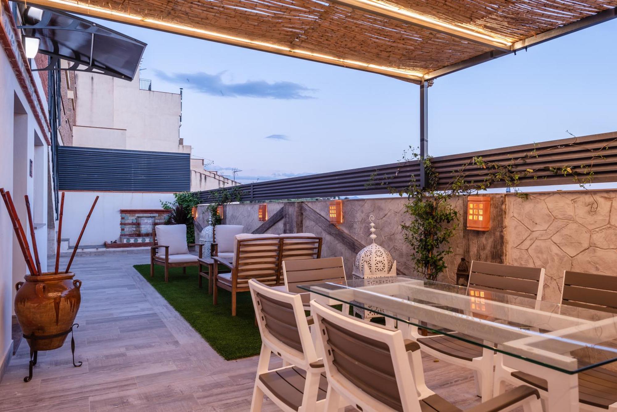 Casa Penalisa Con Jacuzzi, Barbacoa, Chimenea Y Vistas Panoramicas A Granada Alfacar Exterior foto