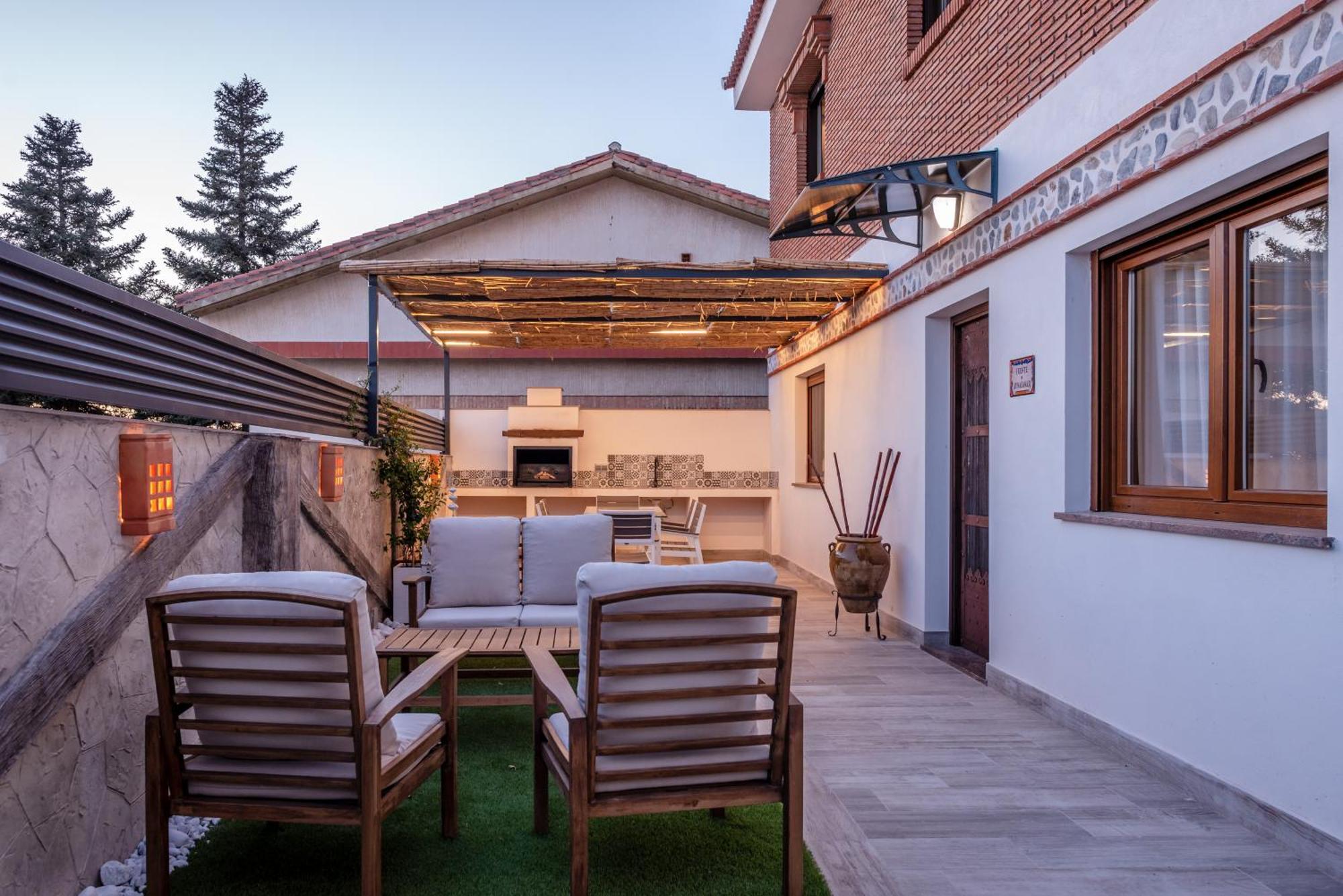 Casa Penalisa Con Jacuzzi, Barbacoa, Chimenea Y Vistas Panoramicas A Granada Alfacar Exterior foto